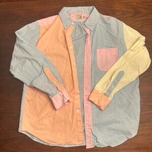 J. Crew Multicolor Casual Button-Down Shirt